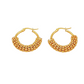 Women's Textured Hoop Earrings