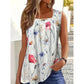Women's Casual Sleeveless Printed Top