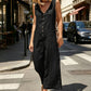 🌸Women's Sleeveless V-Neck Button-Front Jumpsuit