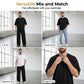 Men's Modern Casual Pleated Tracksuit