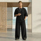 Men's Modern Casual Pleated Tracksuit