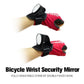 Bicycle wrist safety rear-view mirror