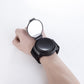 Bicycle wrist safety rear-view mirror