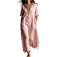 ⏳50% OFF!👗Women’s Elegant Cotton Linen Short Sleeve Lapel Dress – Breezy, Chic & Comfortable ✨