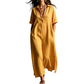 ⏳50% OFF!👗Women’s Elegant Cotton Linen Short Sleeve Lapel Dress – Breezy, Chic & Comfortable ✨