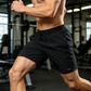 Men's Quick-Dry Athletic Shorts with Zipper Pockets