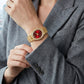 Women's Elegant Oval Quartz Watch