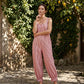 👗 50% OFF NOW! 🌊 Women's Casual Striped Spaghetti Strap Jumpsuit