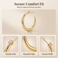 💫Women's Chic Tapered Hoop Earrings