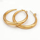 💫Women's Chic Tapered Hoop Earrings