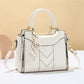 👜50% OFF!✨Women's V-Stitched Satchel – Gold Hardware, Multi-Compartment, Top-Handle 🌸