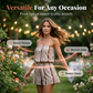 Women's Printed Strapless 2-Piece Set