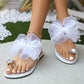 🌸 50% OFF NOW! 🌸Elegant Bow Flat Beach Sandals