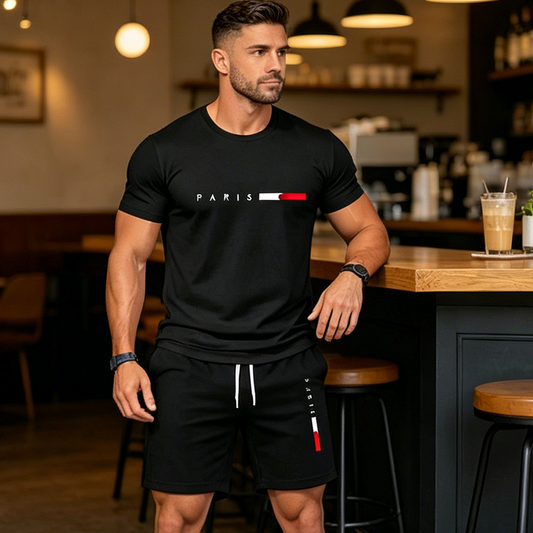👕50% OFF! ✨Men’s Printed 2-Piece Set