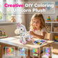 🦄50% OFF🔥DIY Color-In Unicorn Plush Toy Kit