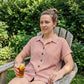 Women's Casual Striped Button-Down T-Shirt