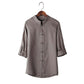 Men's Casual Linen Mandarin Collar Shirt