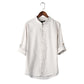 Men's Casual Linen Mandarin Collar Shirt