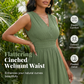 Women's Elegant Sleeveless V-Neck Dress