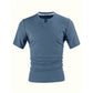 Men's Slim Fit V-Neck Short-Sleeve Shirt