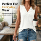 Women's Casual V-Neck Sleeveless Tank Top