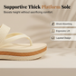 Women's Woven Strap Platform Flip-Flops