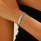 18K Gold Plated Leaf Open Cuff Bracelet | Adjustable Stainless Steel Nature Bangle for Women