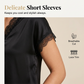 Women's V-Neck Short Sleeve Lace Top