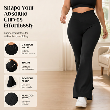 Women's High-Waisted Crossover Yoga Pants