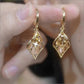 ✨Buy 1 Get 1 Free✨Elegant Leaf Cat's Eye Drop Earrings