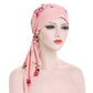 📢📢50% OFF !! ⏰Women's Floral Pre-Tied Head Scarf Turban