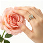 Two-Tone Layered Heart Ring