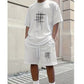 Men's Casual Top & Shorts 2-Piece Set