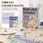 ✍️💖 Dual-Tip Nail Art Pen Set – Draw Like a Pro | Waterproof & Quick Dry 💧💨 | 12+ Colors 🌈