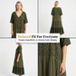 👗50% OFF! ✨Bohemian Leopard Maxi Dress – V-Neck, Tiered, Flowy Resort Style 🌴