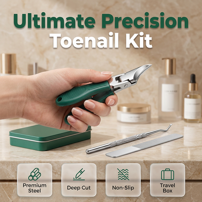🎉Buy 1 Get 1 Free✂️ 3-Piece Professional Toenail Clipper Set – Precision Curved Blades 🦶