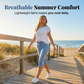 High-Waist Capri Jeans – Stretch Comfort & Flattering Lift