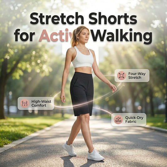 📢📢50% OFF !!⏰Comfortable Stretch Walking Shorts for Women