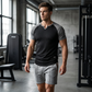 Men's V-Notch Raglan Sleeve Athletic T-Shirt