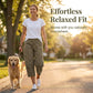 Relaxed Casual Cargo Capris