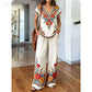 Women's Printed Top & Pants 2-Piece Set