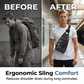 🎒 50% OFF NOW! 🧳Men's Retro Waterproof Faux Leather Sling Chest Bag – Water-Resistant, Intelligent Storage & Ergonomic Comfort