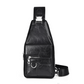 🎒 50% OFF NOW! 🧳Men's Retro Waterproof Faux Leather Sling Chest Bag – Water-Resistant, Intelligent Storage & Ergonomic Comfort