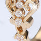 Vintage Hollow Pattern Ring with Oval Rhinestone