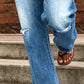 👖New Arrival🔥Women's Distressed Slim Fit Flare Jeans