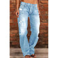 👖New Arrival🔥Women's Distressed Slim Fit Flare Jeans