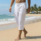 Men's Casual Capri Pants with Drawstring Waist