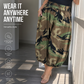 Women's Summer Camouflage Cropped Pants