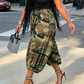 Women's Summer Camouflage Cropped Pants