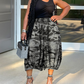 Women's Summer Camouflage Cropped Pants